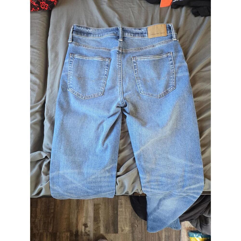 American Eagle Airflex+ Slim Fit Medium Wash Jeans Size 30x34 - Picture 2 of 5